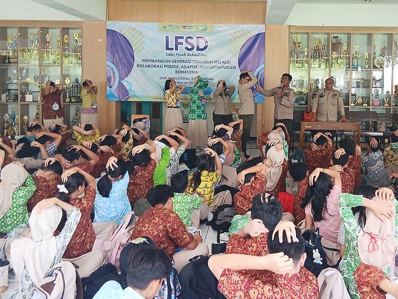 BPBD Jaksel Datang ke SMP Labschool, Bahas Cara Hadapi Bencana Bareng Siswa
