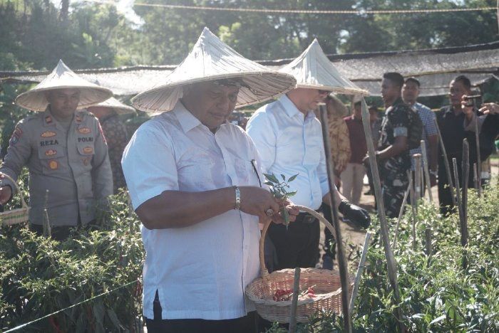 Panen Raya Cabe di Rutan Jantho, Bukti Ketahanan Pangan Aceh Makin Kuat