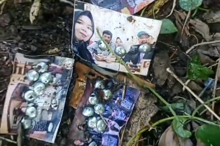 Heboh Pria Ritual Tusuk Foto Mantan Pejabat di Kuburan, Dikira Dukun Santet Ternyata ODGJ