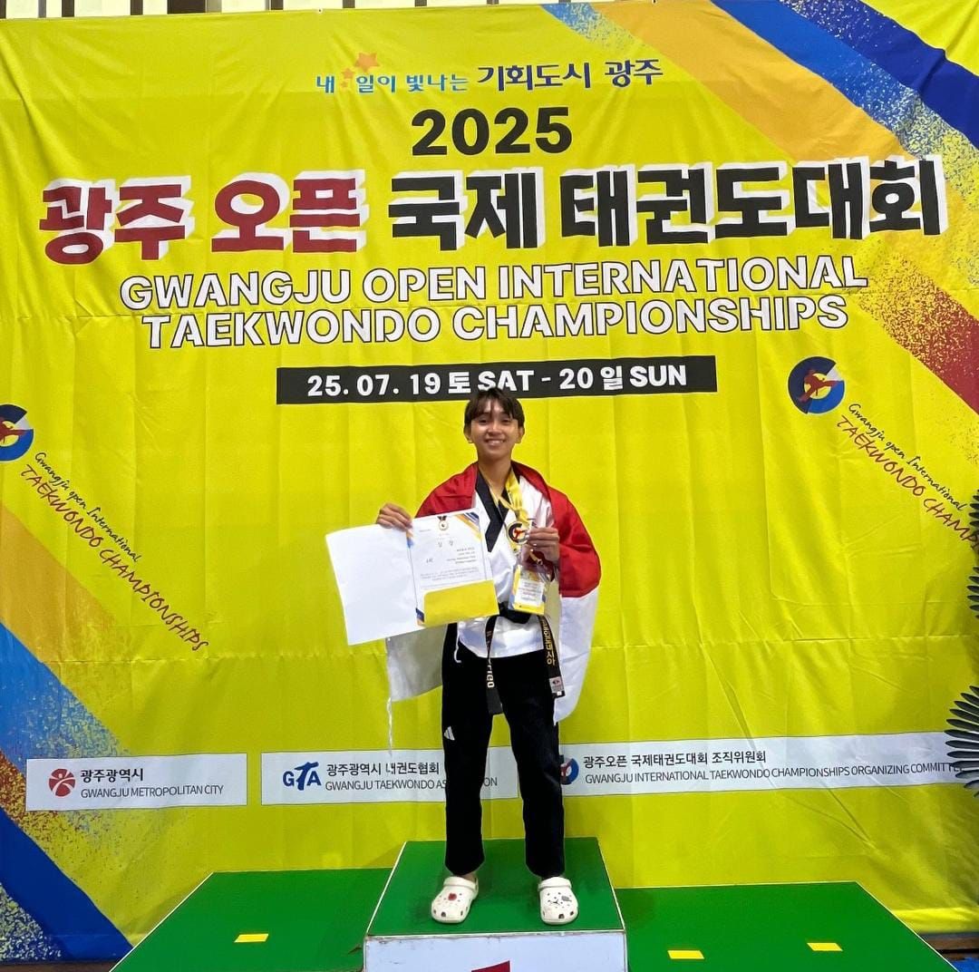 Atlet Konawe Rahmat Lagaligo Raih Emas di Kejuaraan Taekwondo Dunia Gwangju 2025, Kalahkan Wakil AS