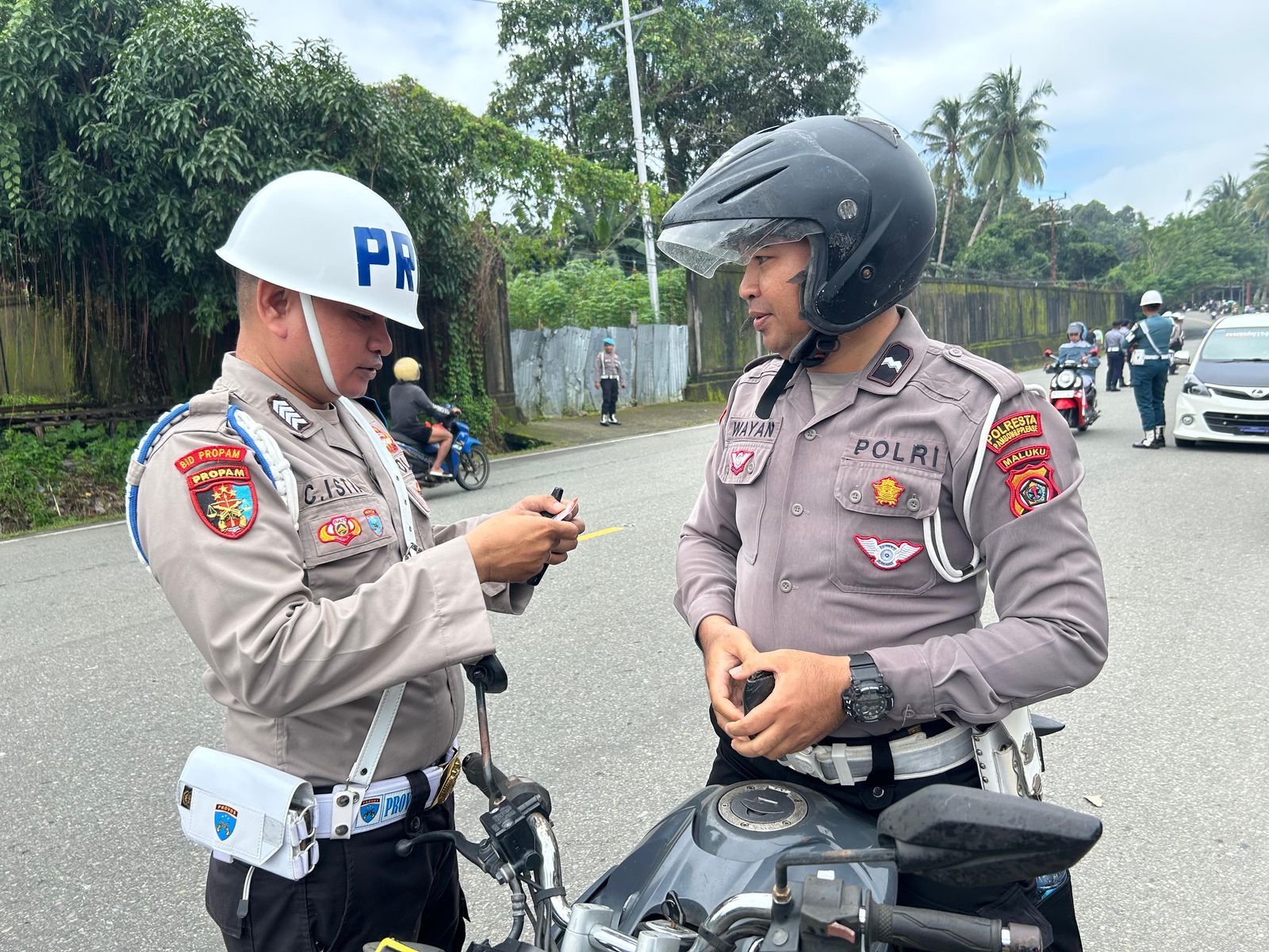 Lagi 36 Pengendara di Ambon Terjaring Operasi Patuh Langsung Ditilang