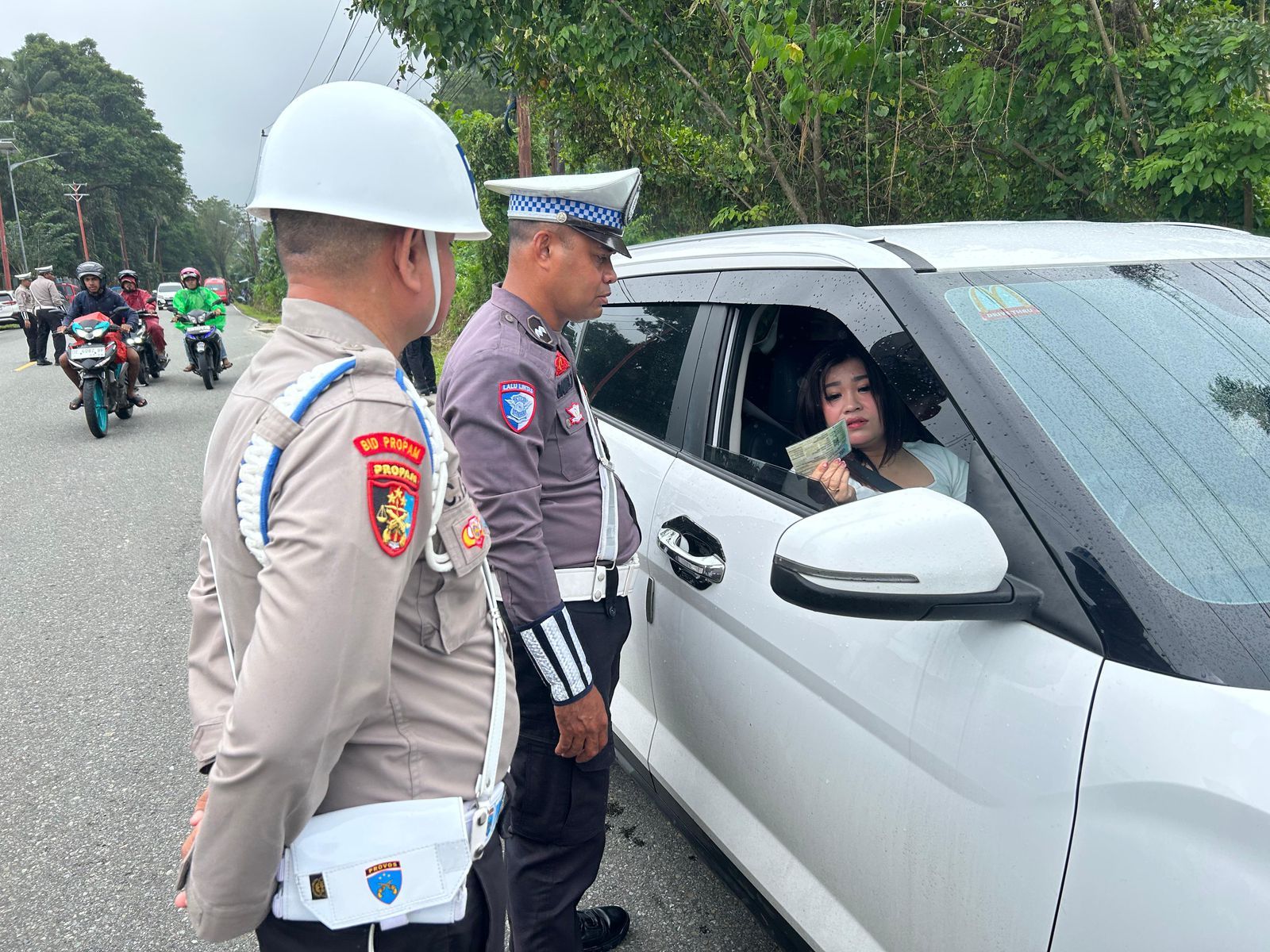 Lagi 36 Pengendara di Ambon Terjaring Operasi Patuh Langsung Ditilang