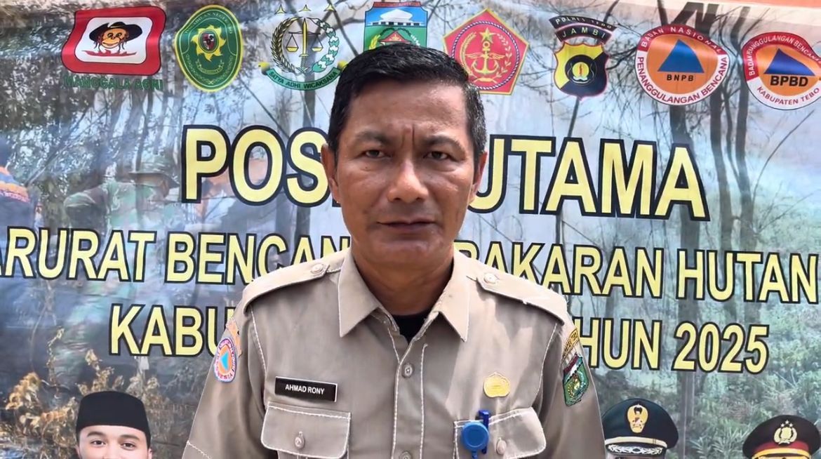 BPBD Catat 40 Titik Panas di Tebo, Kecamatan Sumay Jadi Paling Rawan