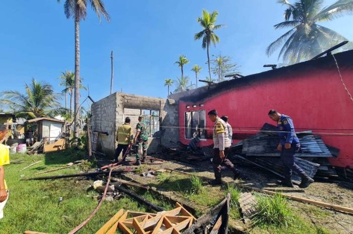 Satu Rumah di Kabupaten Gorontalo Dilahap Api, Kerugian Ditaksir Capai Ratusan Juta