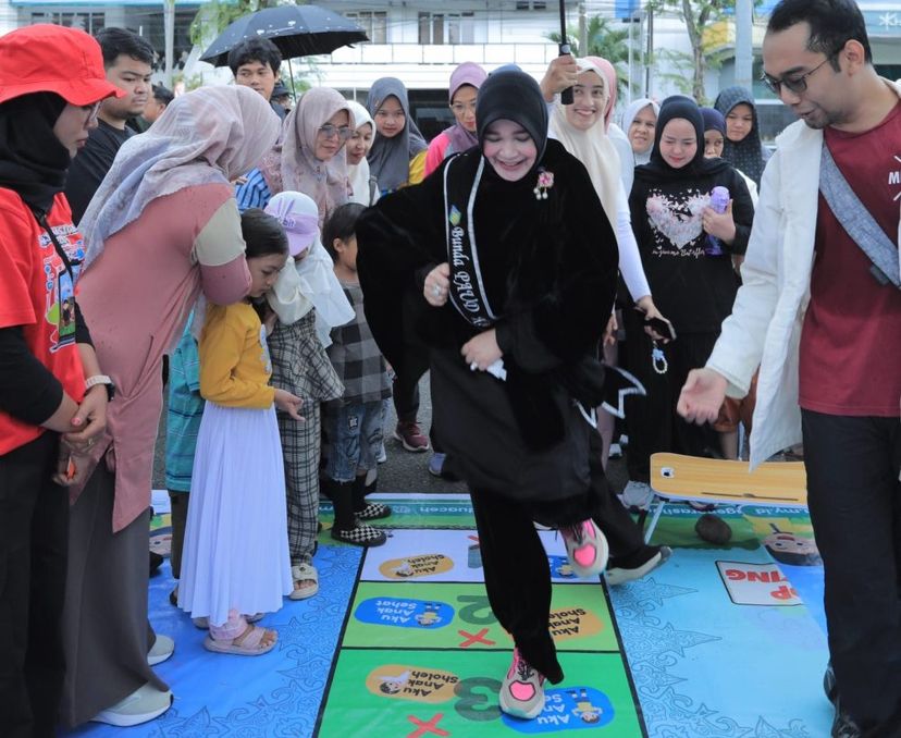CFD Banda Aceh Jadi Ajang Seru Peringati Hari Anak Nasional Bareng Bunda Illiza