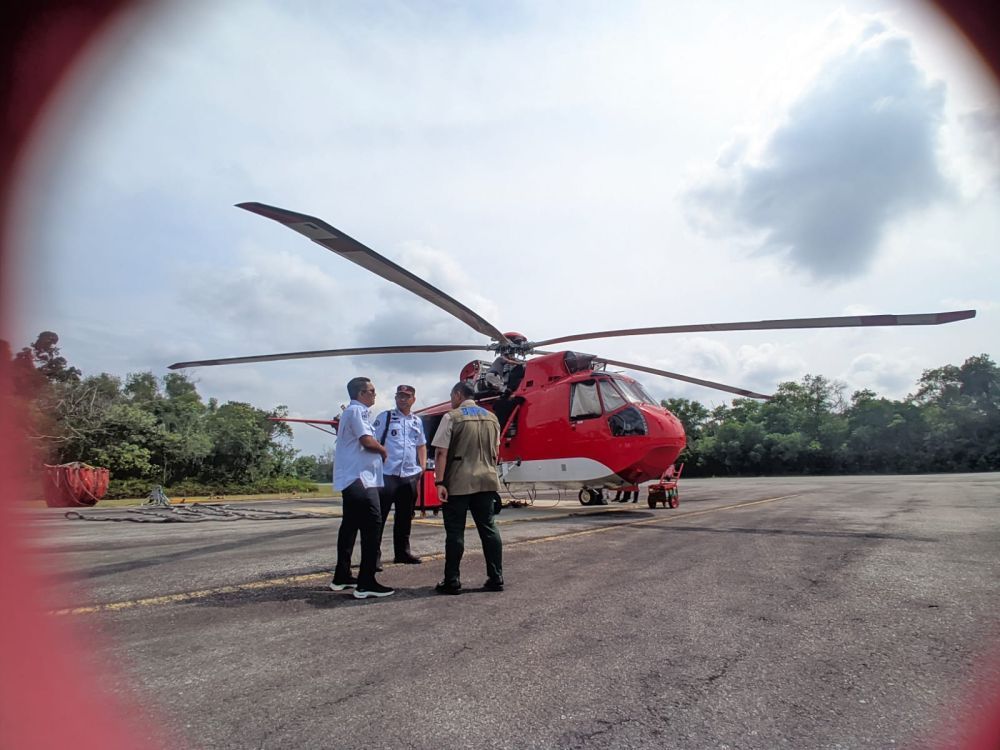 Karhutla Riau, BNPB Tambah Lima Helikopter Water Bombing