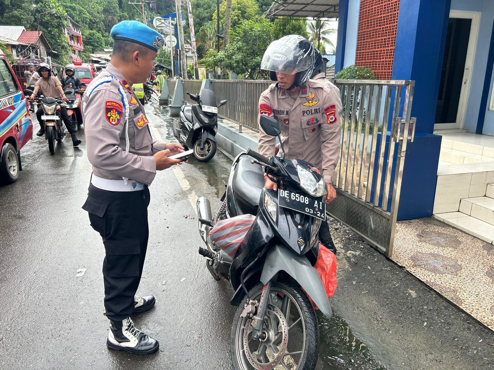 Operasi Patuh di Ambon Pelanggar Masih Didominasi Pengendara Bermotor, Hari Ini 26 Pemilik Kendaraan Ditilang
