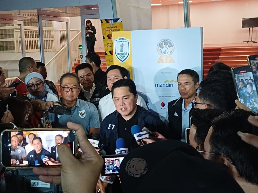 Timnas Indonesia U-23 Gagal Cetak Gol ke Gawang Malaysia, Erick Thohir Soroti Penyelesaian Akhir