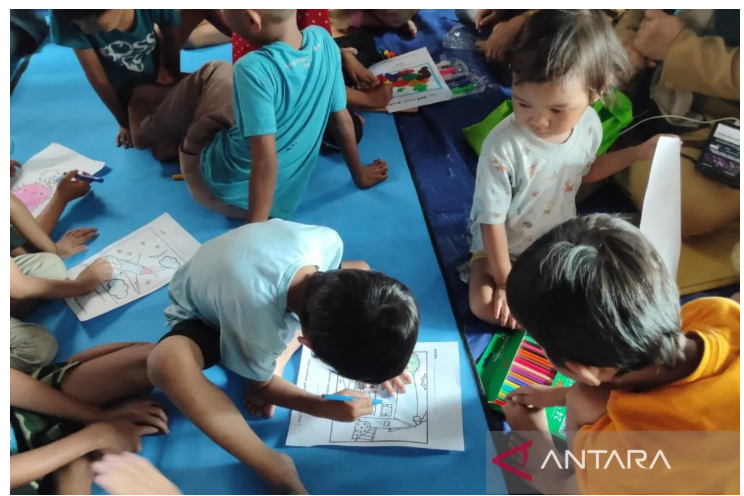 Gak Cuma Bantuan, Anak-Anak Korban Kebakaran di Tambora Dapat Pendampingan Mental