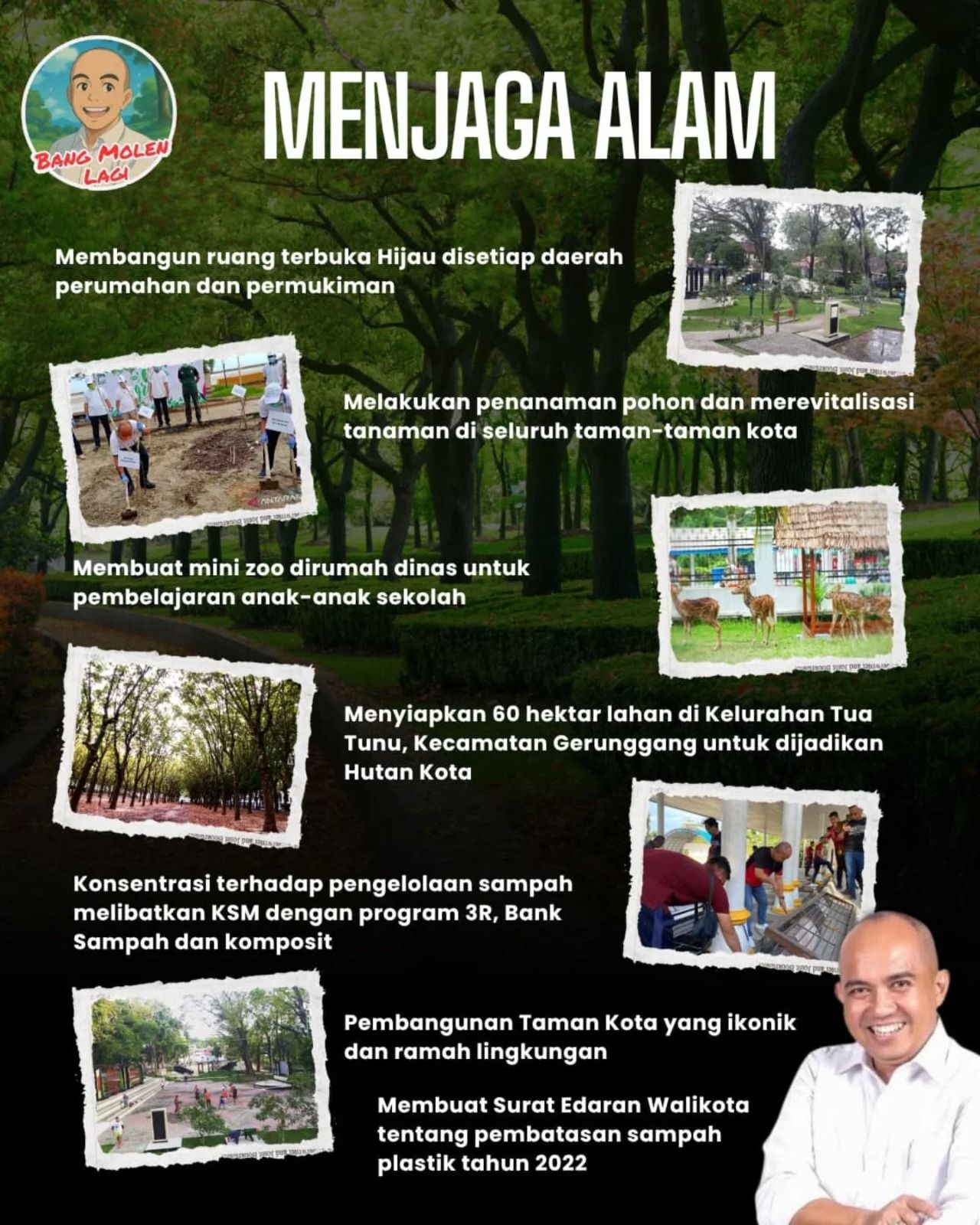Jejak 5 Tahun Kepemimpinan Bang Molen di Kota Pangkalpinang, Miliki Jiwa Pelayan Masyarakat, Bertabur Prestasi