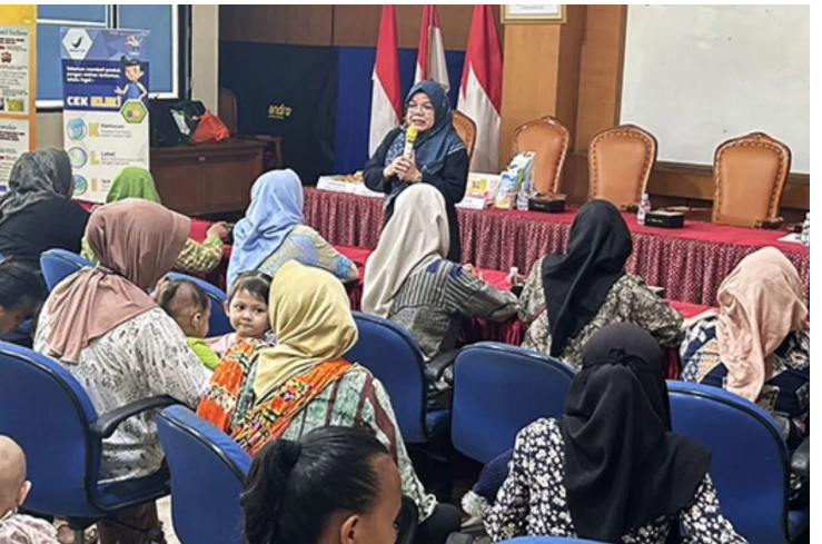 BBPOM dan Puskesmas Pademangan Edukasi Ibu-Ibu Soal Gizi Anak
