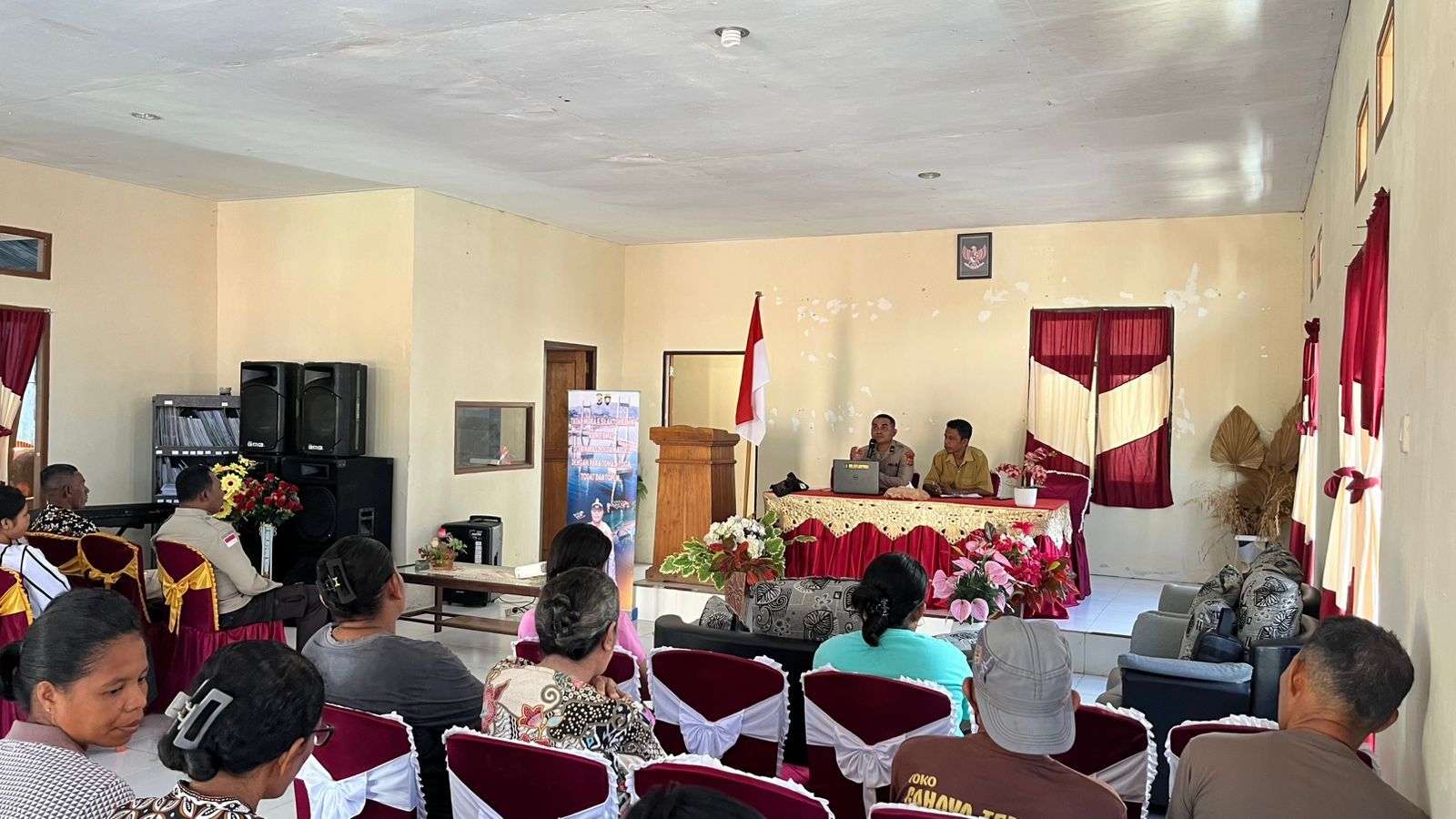 Personil Ditbinmas Polda Maluku Sambangi Desa Wokam dan Karangguli Kepulauan Aru, Tekankan Jaga Keamanan dan Hindari Narkoba