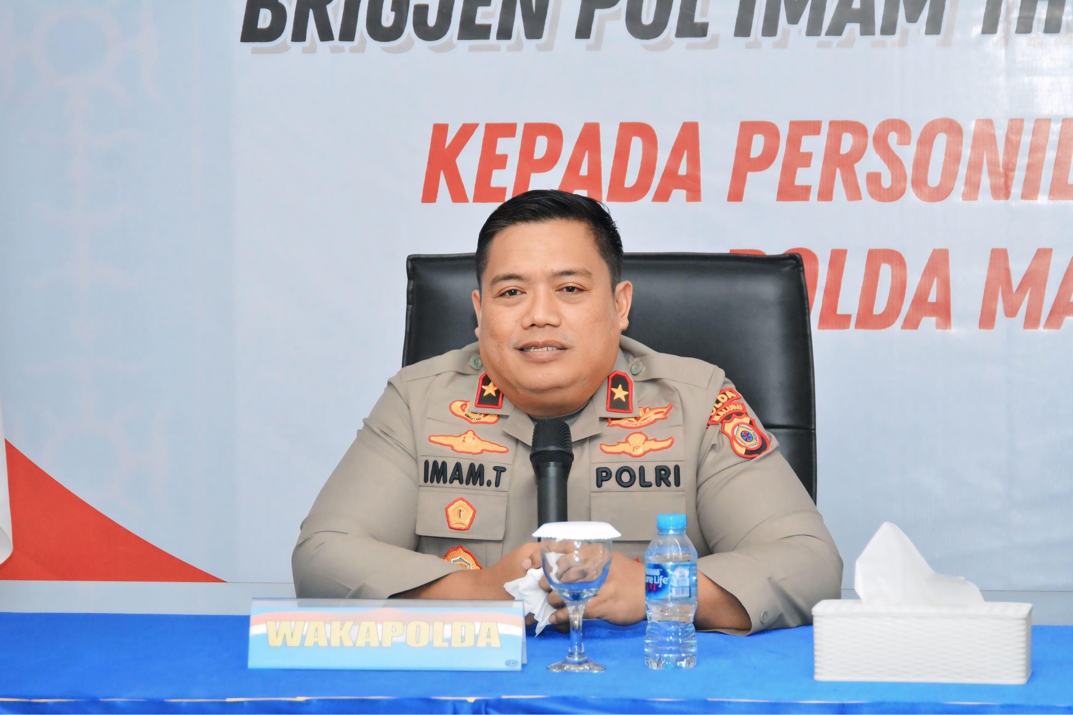 Dihadapan Personel Ditpolairud, Waka Polda Maluku Tegaskan Komitmen Menjaga Kawasan Maritim