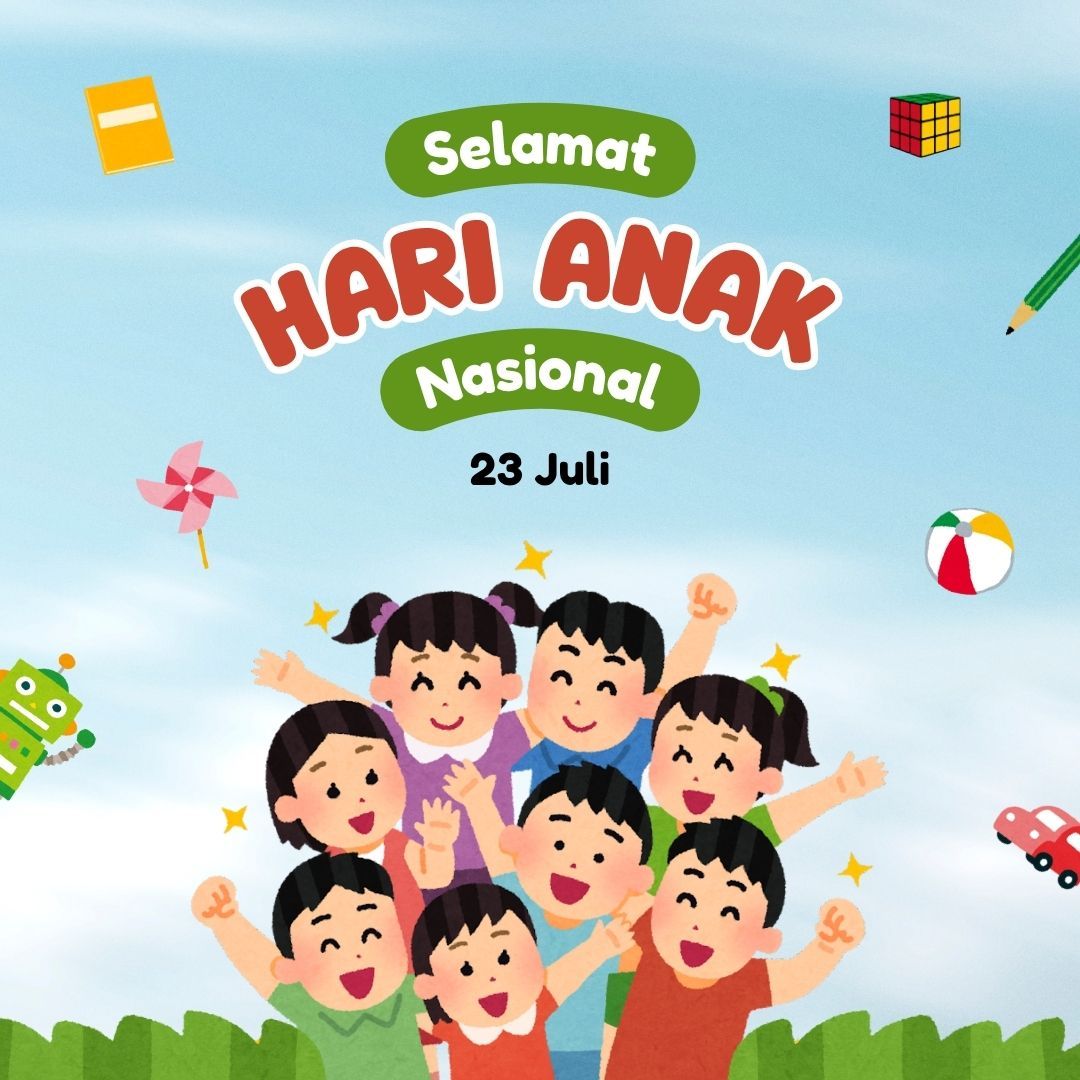 11 Contoh Gambar Poster Hari Anak Nasional, Terbaru 2025!