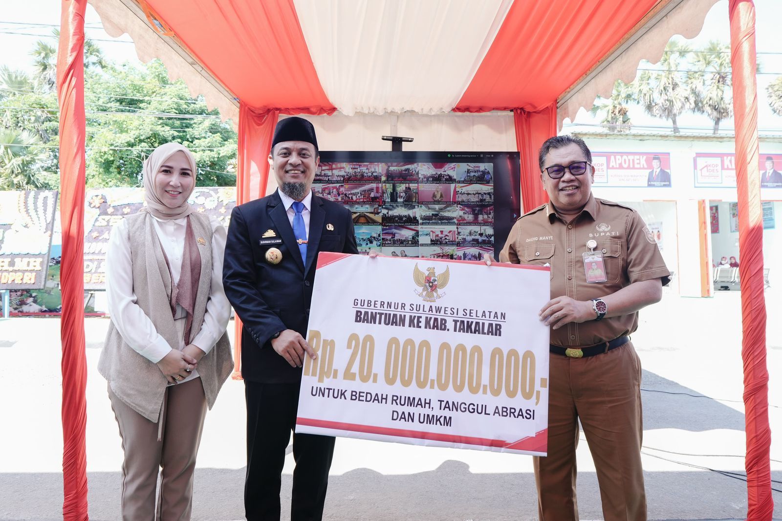 Gubernur Sulsel Kucurkan Dana Rp20 M untuk Kebutuhan Masyarakat di Takalar, Fokus 3 Sektor Utama