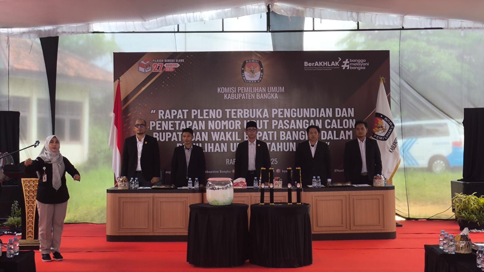 Tidak Memenuhi Persyaratan, Paslon Bupati Bangka Rato-Ramadian Gagal Ikut Pilkada Ulang