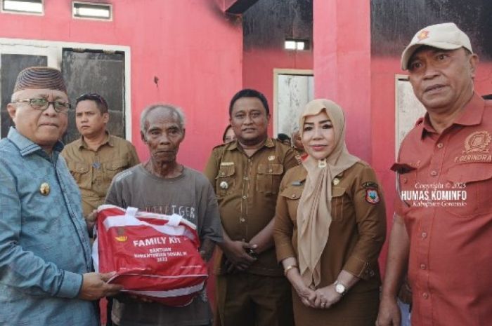 Korban Kebakaran di Kabupaten Gorontalo Dapat Bantuan Pemerintah