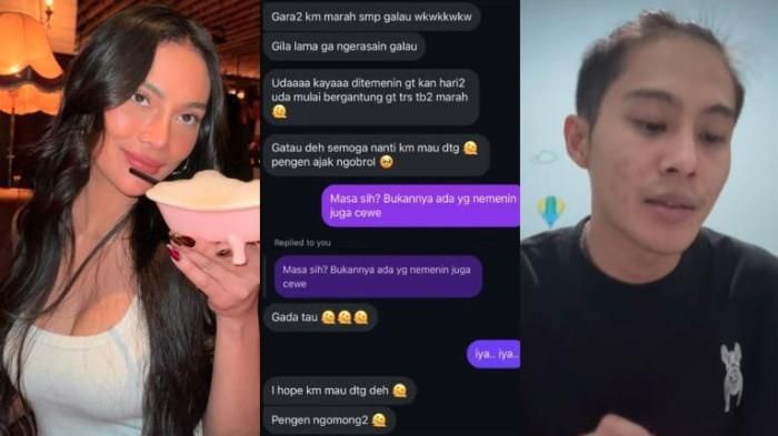 Erika Carlina vs DJ Panda Memanas, Bukti Chat Disebar di Media Sosial