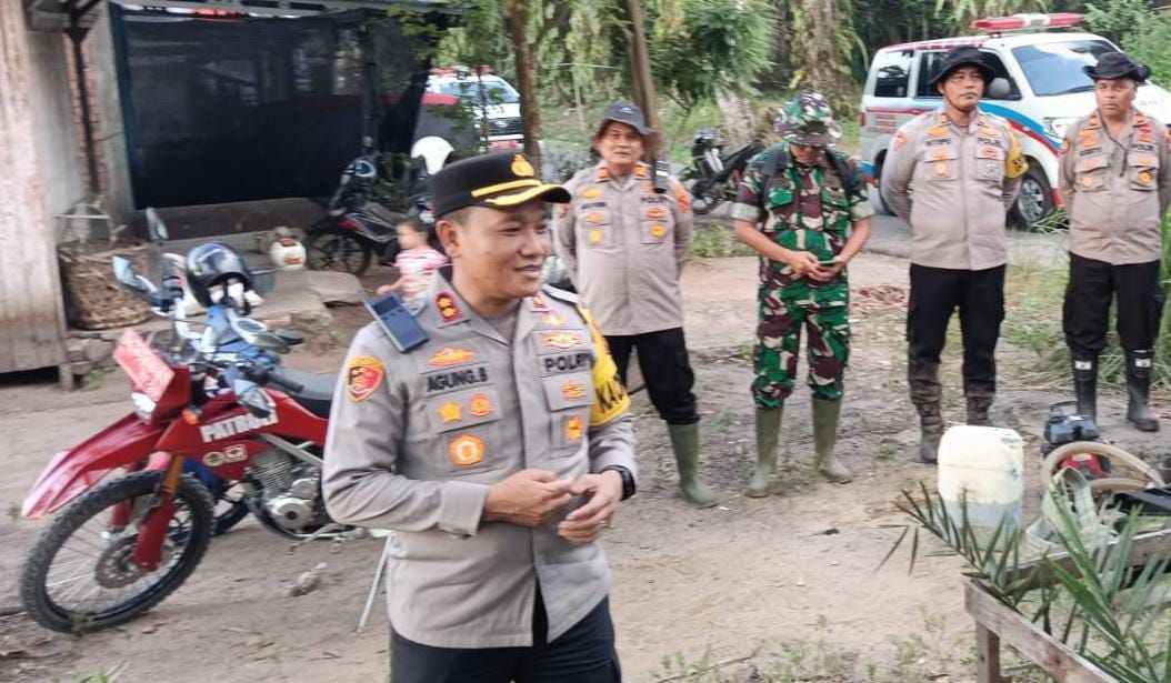 Polres Tanjab Barat Selidiki Kebakaran 20 Hektare Lahan Semi Gambut di Betara