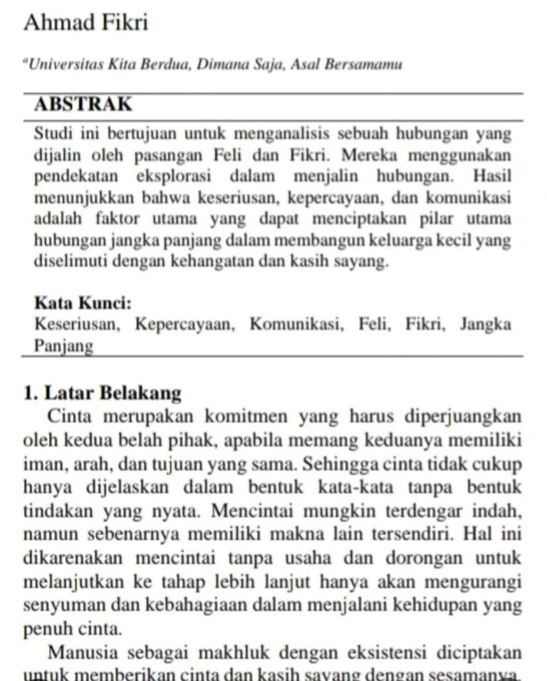 Lamar Ala Intelektual, Bukan Pakai Buket tapi Jurnal