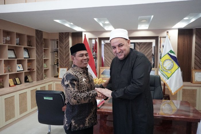 Mufti Gaza Sampaikan Kondisi Palestina ke Bupati Aceh Besar