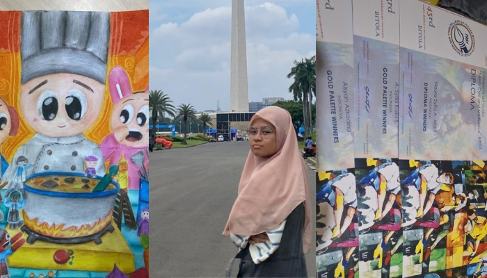 Kalahkan 80 Ribu Karya Dunia,Syifa dari Riau Raih Emas!