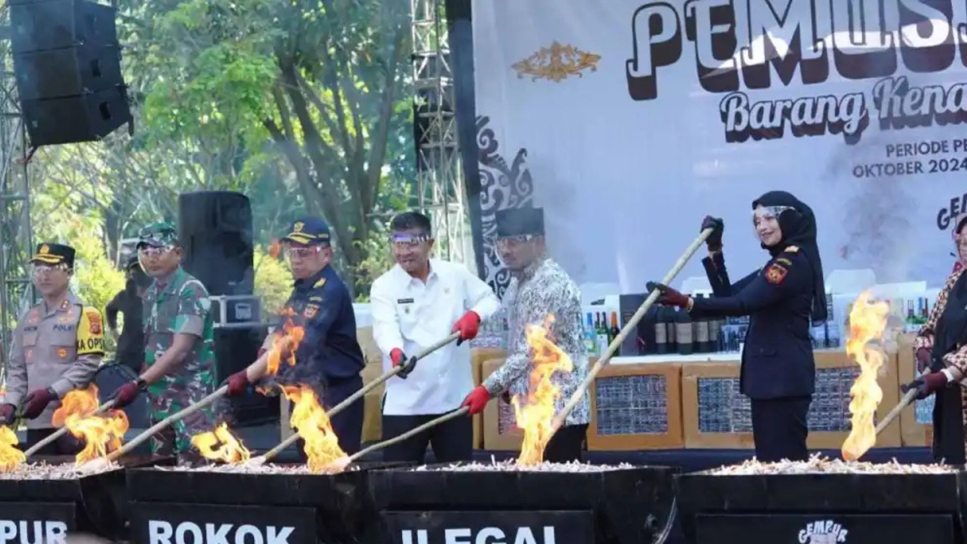 Bea Cukai Jawa Barat dan Jakarta Musnahkan Barang Kena Cukai Ilegal Senilai Rp29,5 Miliar di Purwakarta