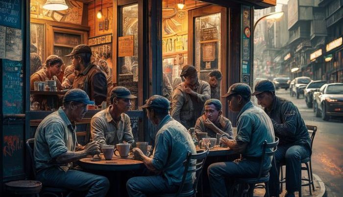 Dialog Absurd yang Menghangatkan Hati di Warung Kopi Banjar Dengan Ruang Sosial Penuh Kelakar