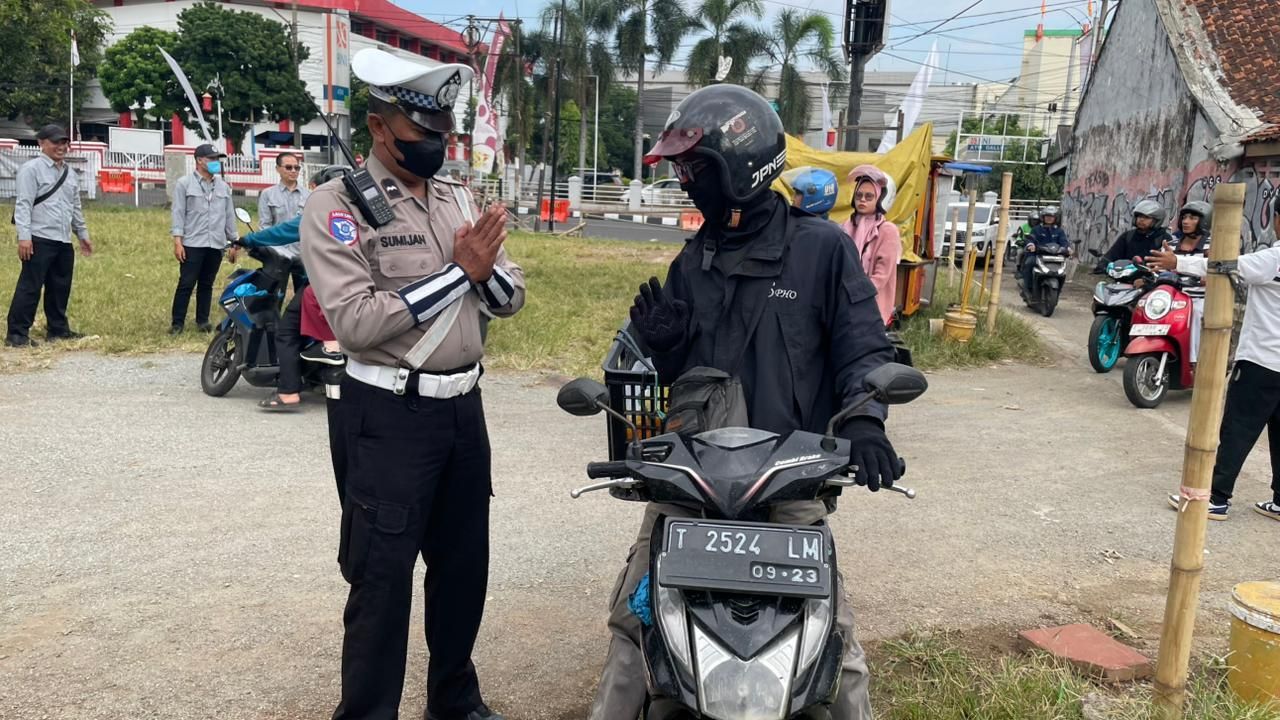 Ratusan Kendaraan Terjaring dalam Operasi Gabungan KTMDU di Purwakarta