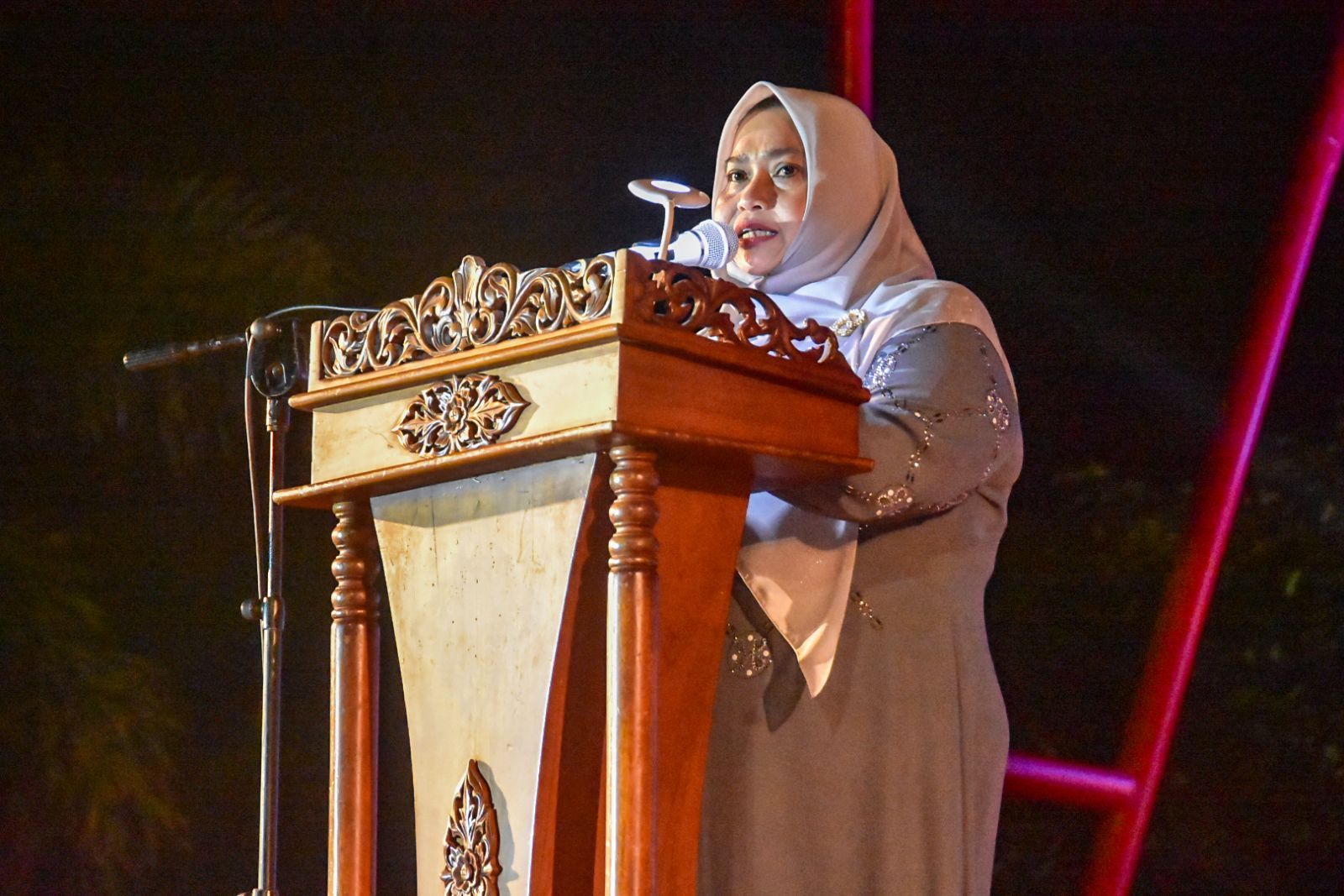 Ustadz Hilman Sentil Persatuan Umat,Pesan Ini Menggema di Hari Jadi Bengkalis!