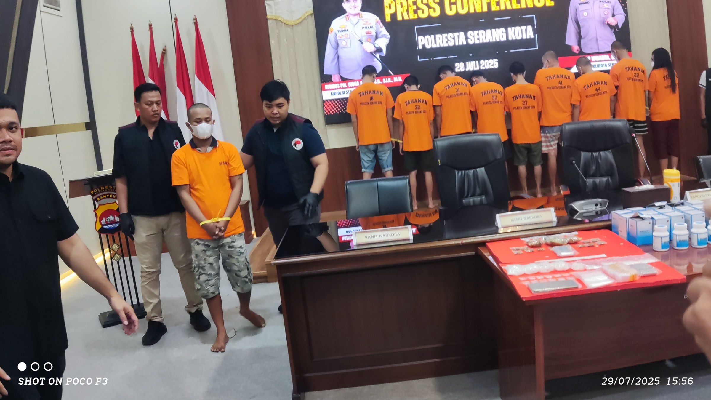 Jaringan Pengedar Sabu Diwilayah Kota Serang Diamankan Putugas Polresta Serang Dengan Barbuk Setengah Kilo