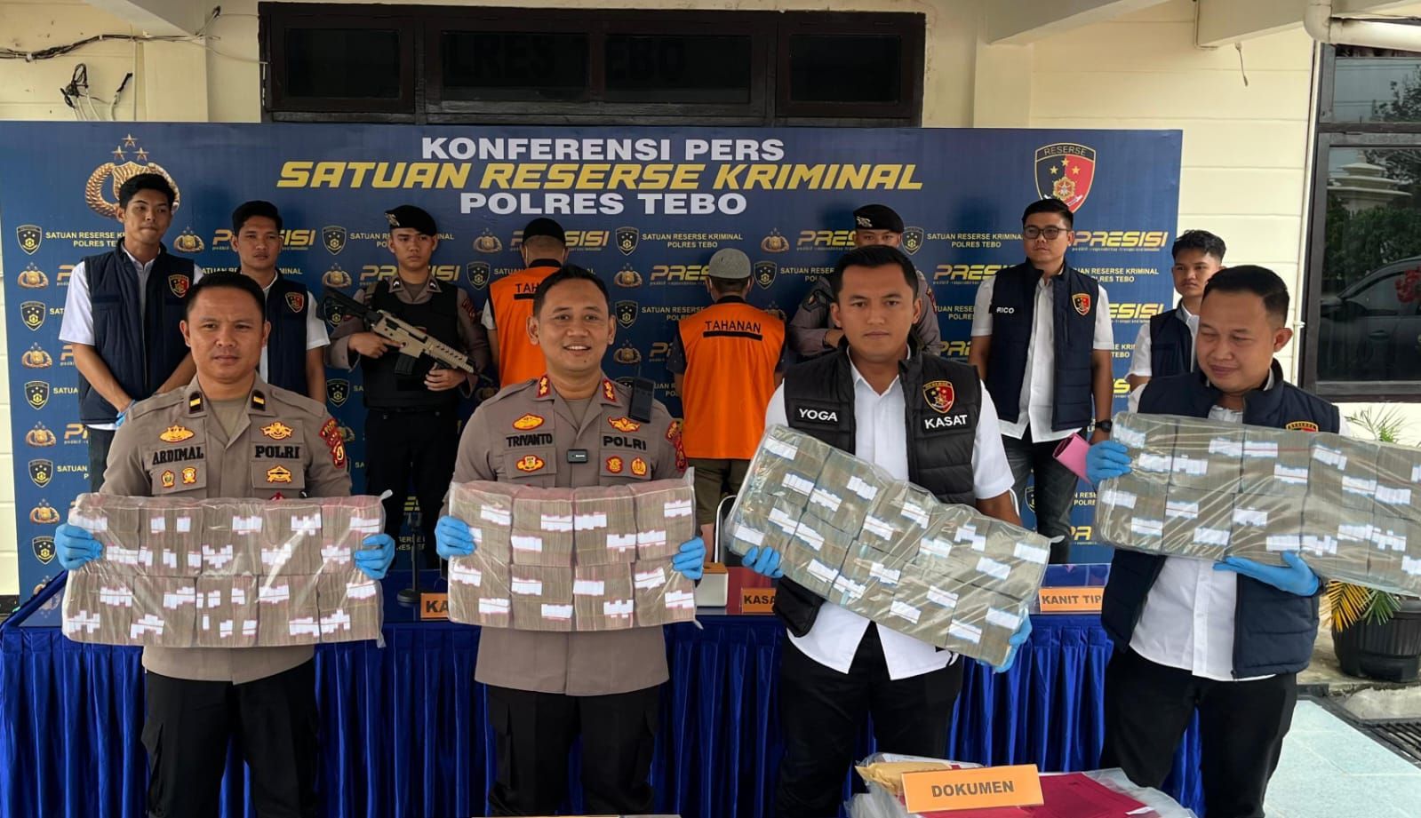 Polres Tebo Ungkap Korupsi Penyaluran KUR di BSI Rimbo Bujang, Dua Pegawai Jadi Tersangka