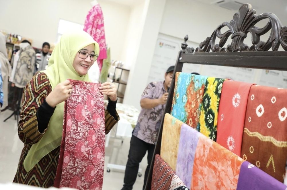 Batik Difabel Magelang Tuai Pujian dari Ketua Dekranasda Jateng