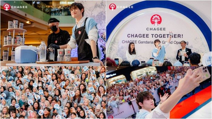 Chenle NCT Bikin Fans Histeris di Grand Opening CHAGEE Gandaria City: Jadi Barista Dadakan hingga Janji Konser Solo di Jakarta