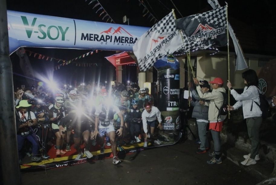 Event Sport Turism Kembali digelar, Ratusan Peserta ikuti Merapi Merbabu De Trail