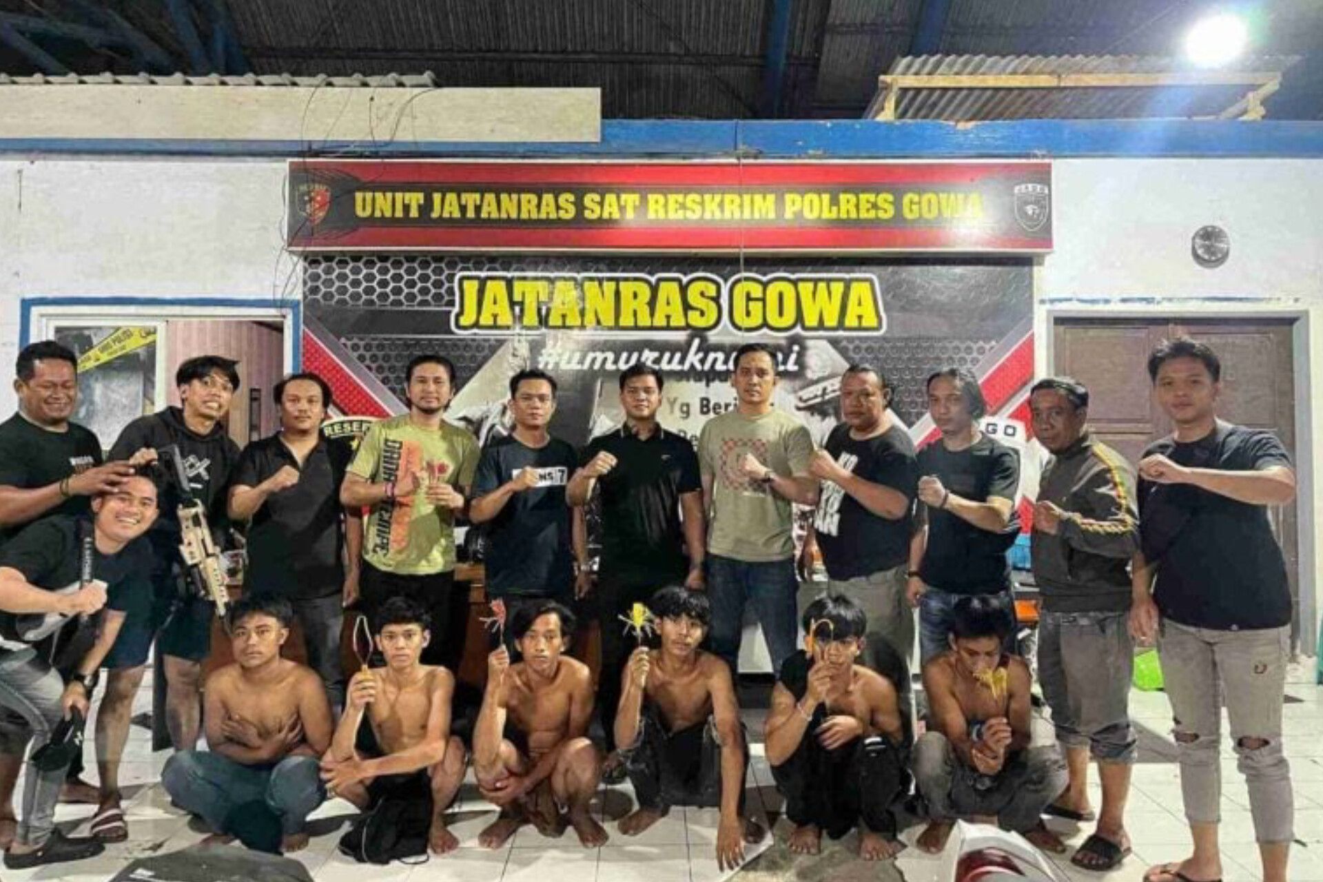 6 Remaja Bawa Busur di Gowa Diamankan Polisi, Diduga Hendak Lakukan Penyerangan