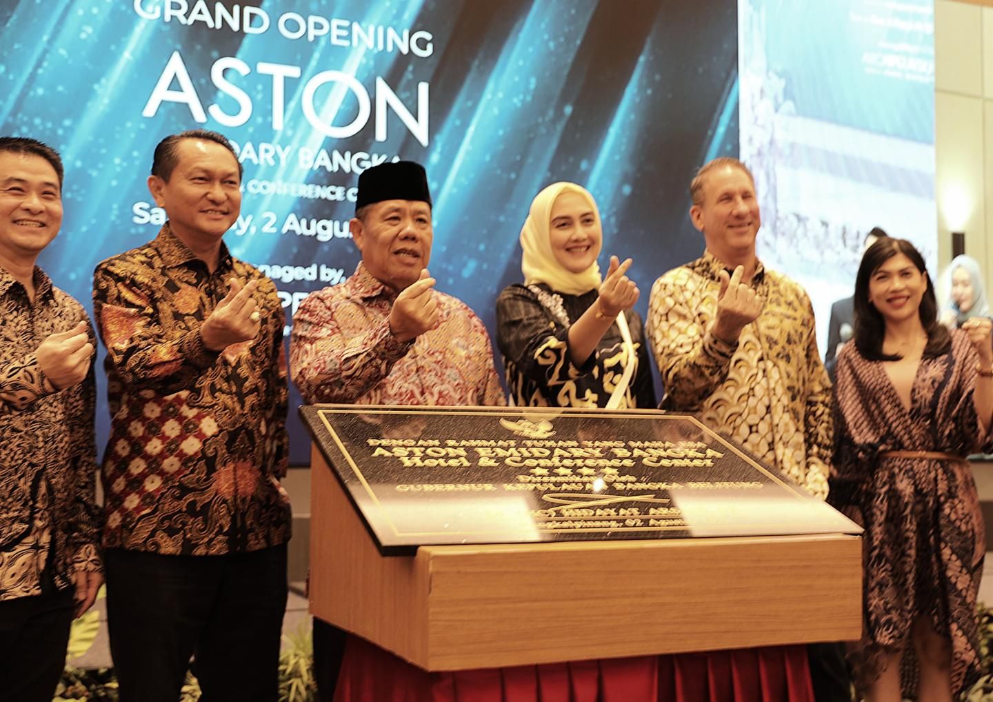 Gubernur Babel Resmikan Aston Emidary Bangka, Hotel Bintang 4 di Pusat Kota Pangkalpinang