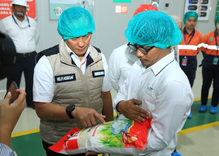 Satgas Pangan Sidak Produksi Beras di PT Padi Indonesia Maju, Ini Hasilnya