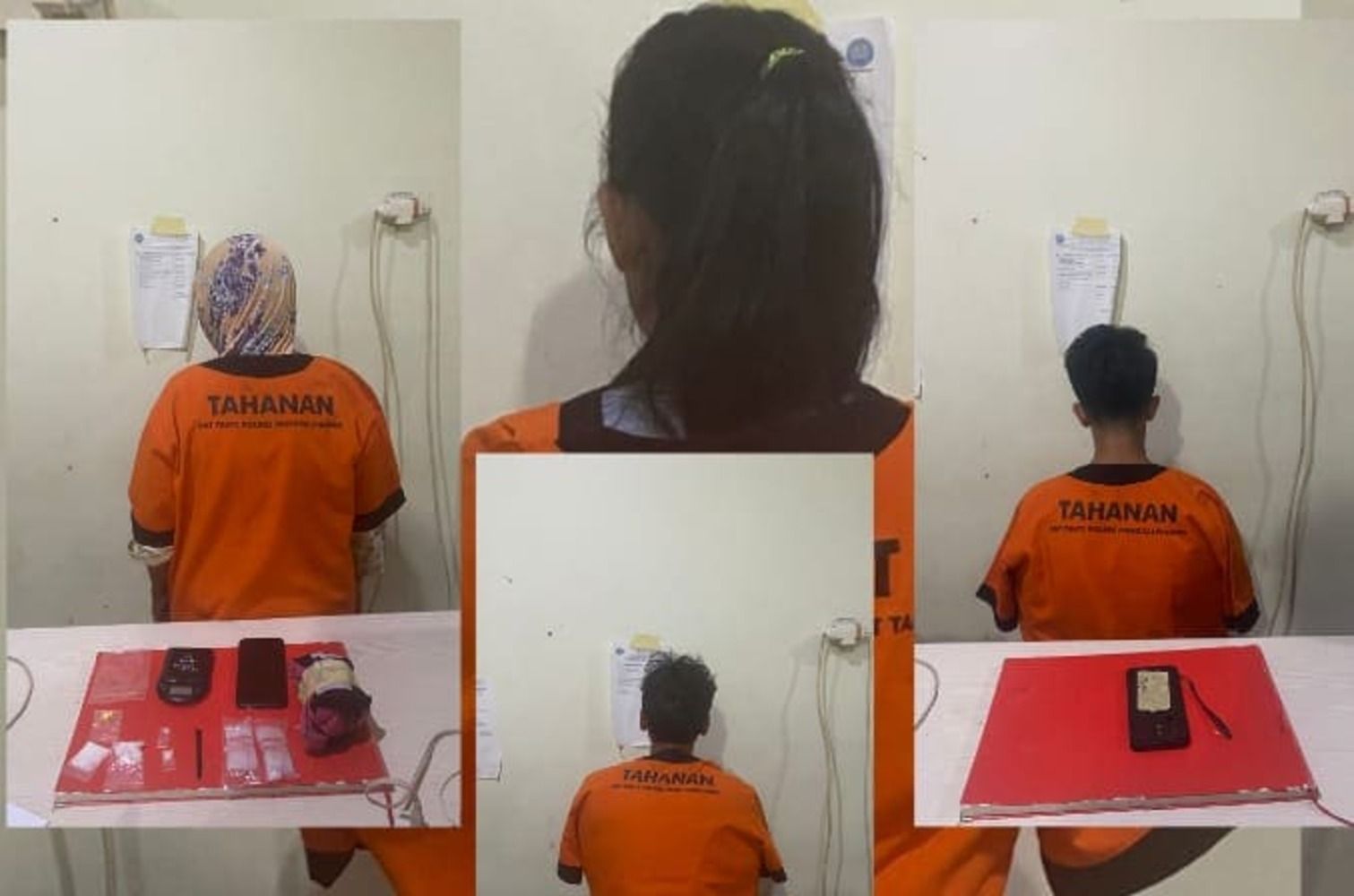 Hitungan Jam, Satnarkoba Polresta Pangkalpinang Ciduk Empat Pelaku Jaringan Narkoba