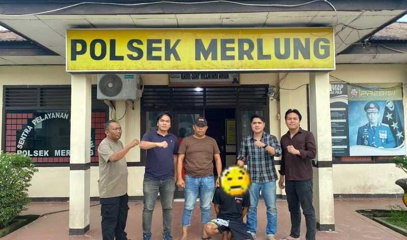 Polsek Merlung Amankan Pelaku Pencurian 73 Janjang Buah Sawit Milik Perusahaan