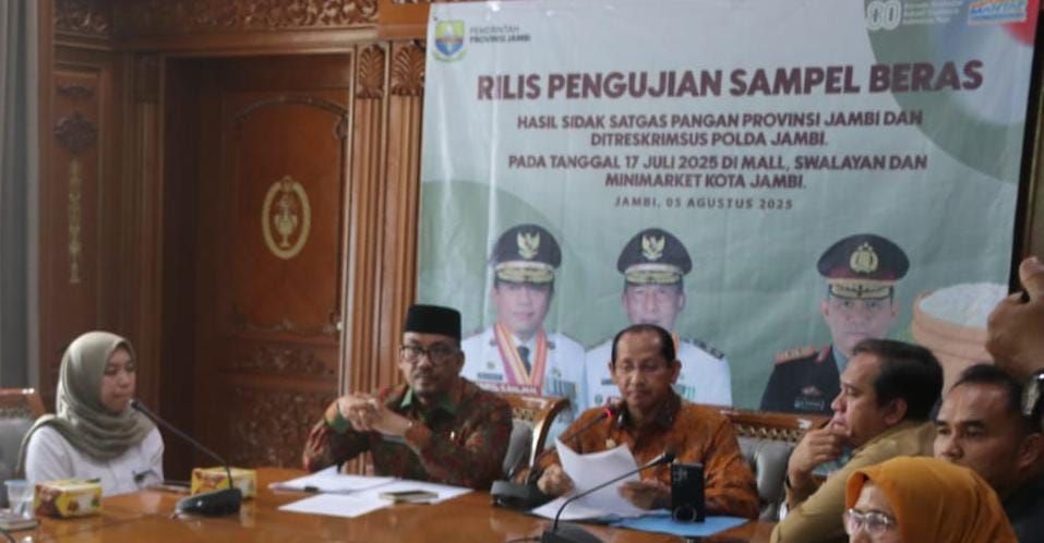 Satgas Pangan Jambi Temukan 8 Merk Beras Premium Tak Sesuai Standar Mutu, Harga Diminta Diturunkan