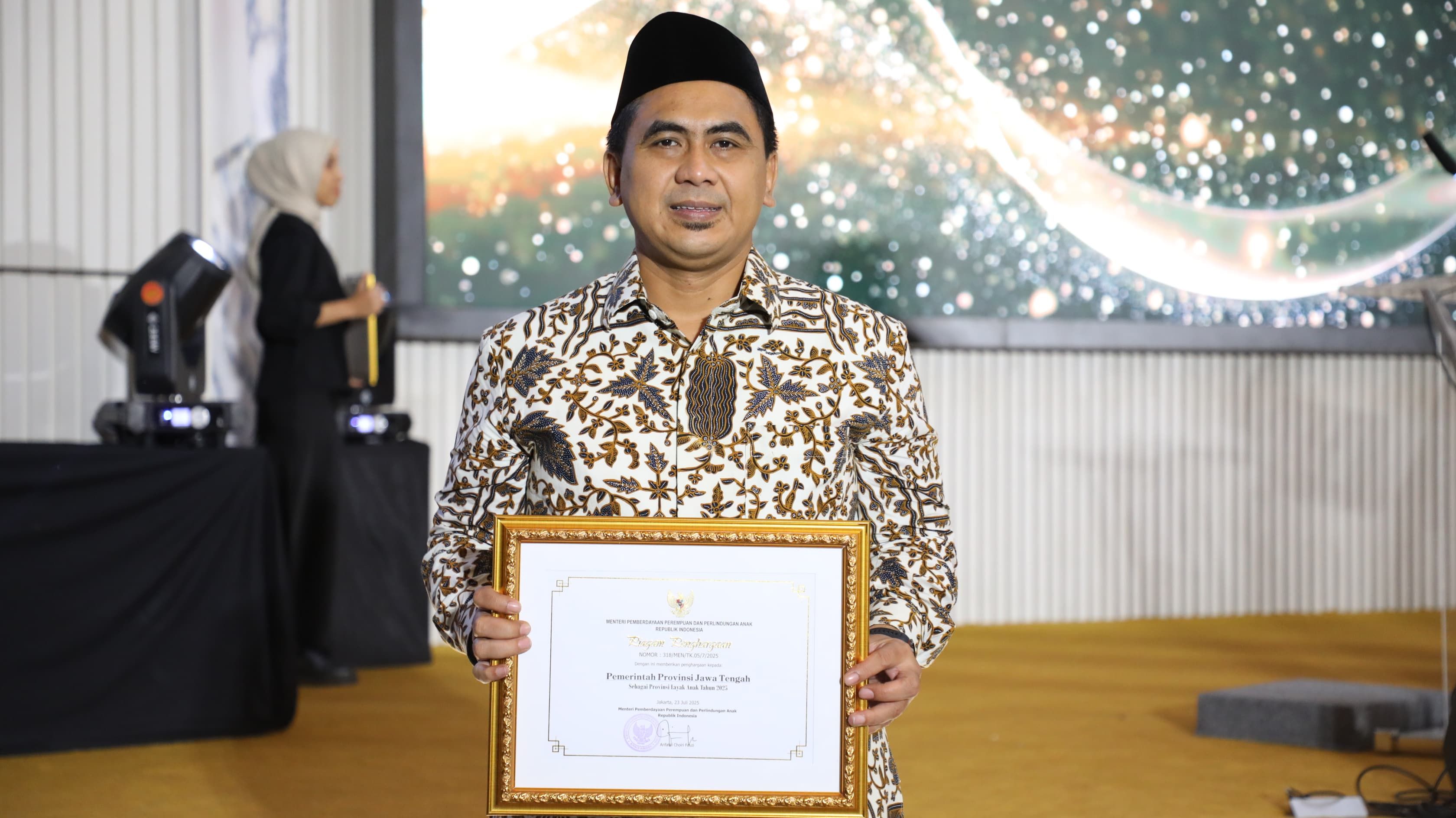 Komitmen dalam Pemenuhan Hak Anak, Jateng Kembali Diganjar Penghargaan Provinsi Layak Anak