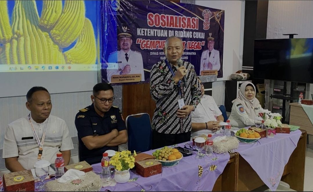 Diskominfo dan Bea Cukai Ajak Pelajar Pemalang Tolak Rokok Ilegal
