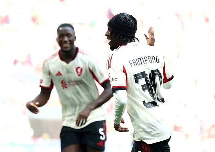 Bukan Sebuah Kebetulan! Diogo Jota Hadir dalam Gol Jeremie Frimpong ke Gawang Crystal Palace