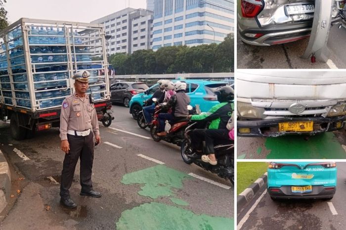 Kecelakaan Beruntun di depan Gedung DPR RI Jakarta, Teryata Akibat Sopir Pajero Mengantuk