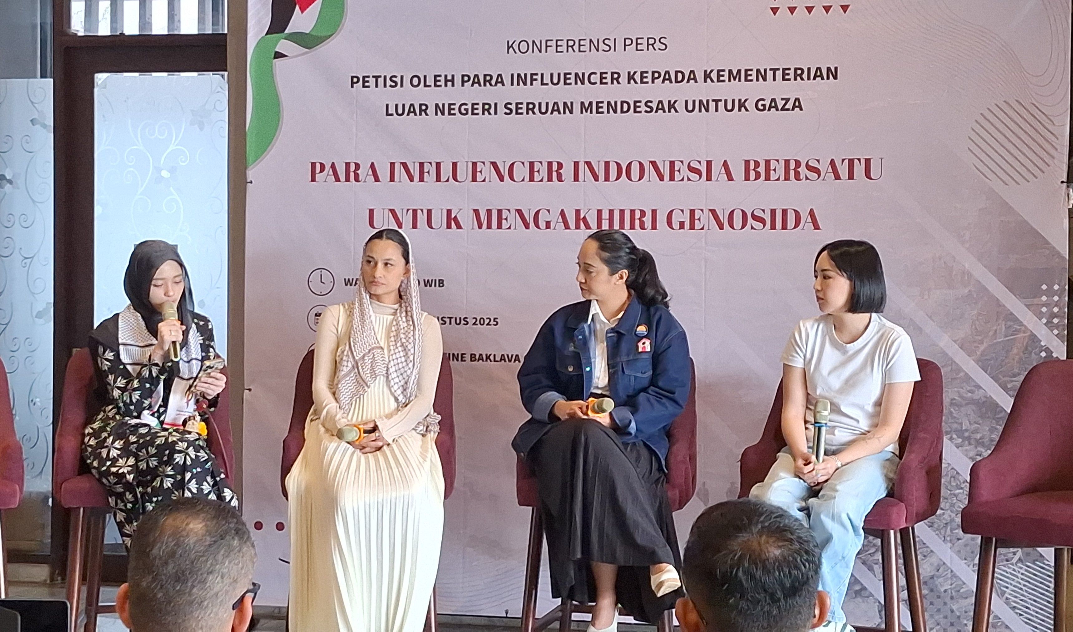 Inara Rusli dan Michelle Santoso Bongkar Fakta Mengerikan Gaza: Gimana Bisa Merdeka Kalau Makan Aja Susah?