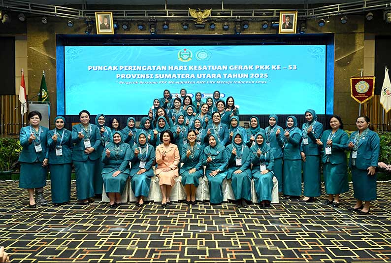 Puncak HKG ke-53 PKK Sumut, Kahiyang Ayu Ingin Kader Jadi Inspirasi Perubahan
