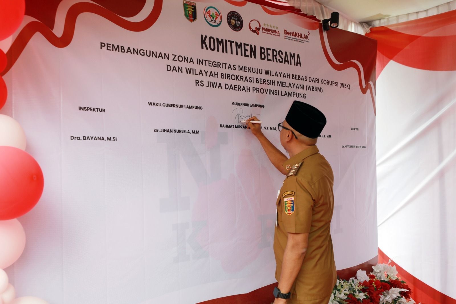 Rumah Sakit Jiwa Wakili Lampung Dalam Penilaian Wilayah Bebas Korupsi (WBK)