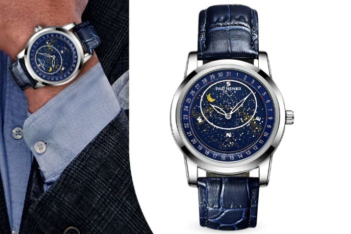 PAD HENER Astro Miyota: Jam Tangan Automatic Stylish Tanpa Baterai