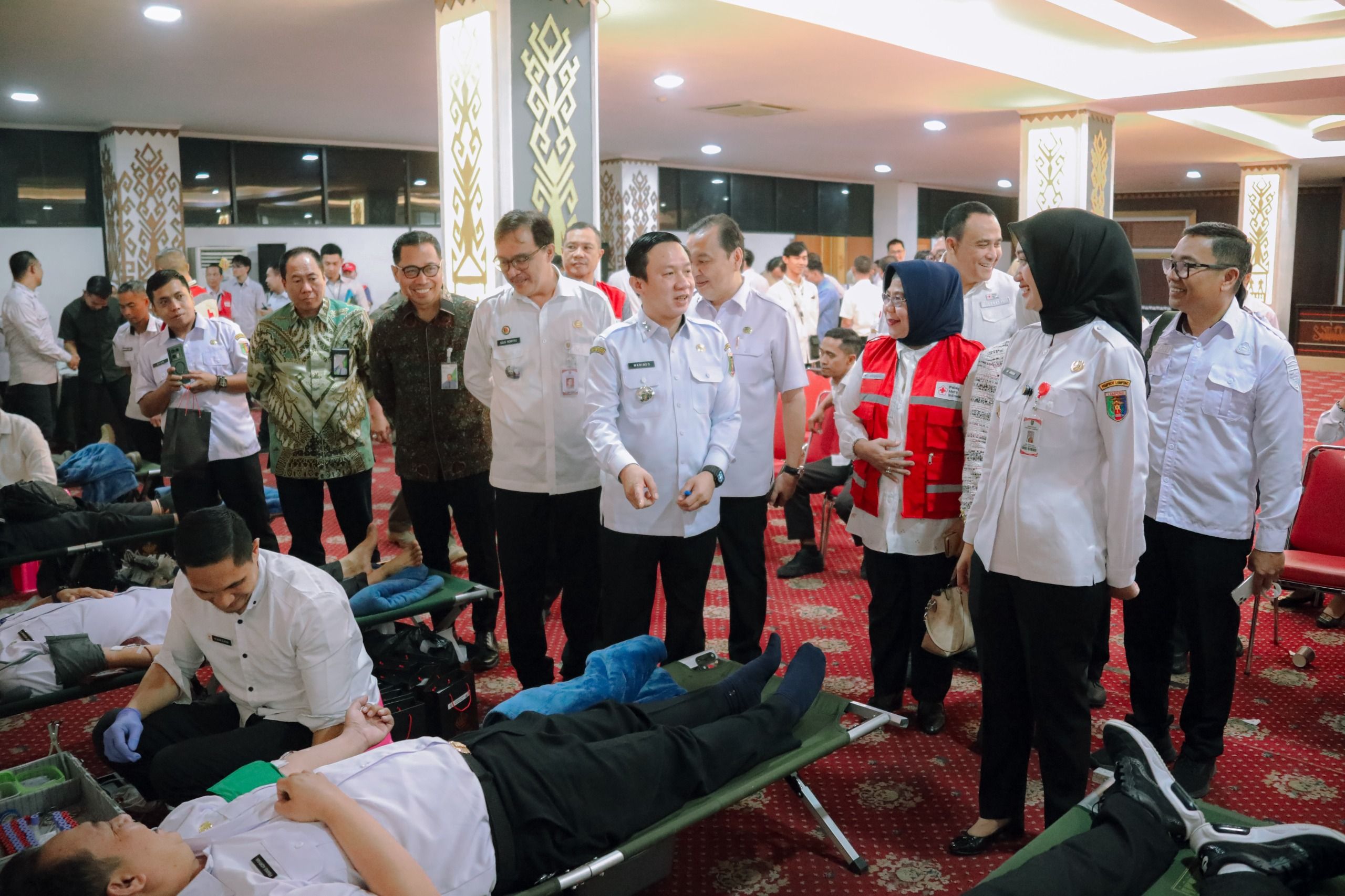 Semarakkan HUT ke-80 Republik Indonesia, PMI Lampung Gelar Donor Darah